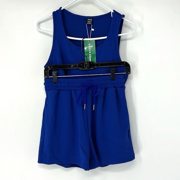 Shein NWT women’s two piece shorts tank set 4 - Picture 1 of 10